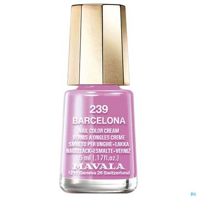 Sie sehen eine Packung Mavala Nagellacke 239 Barcelona 5ml, Produktbild: 02 Mavala Nagellacke 239 Barcelona 5ml, A-Nr.: 4552854 - 02