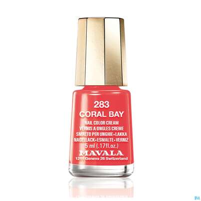 Sie sehen eine Packung Mavala Nagellacke 283 Coral Bay 5ml, Produktbild: 01 Mavala Nagellacke 283 Coral Bay 5ml, A-Nr.: 4515876 - 01