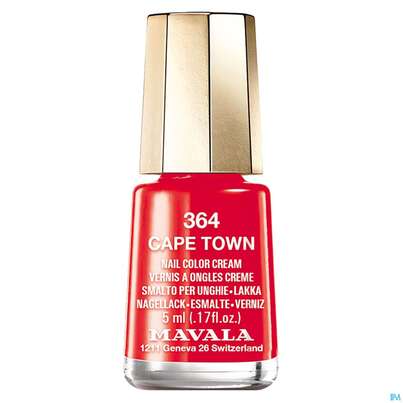 Sie sehen eine Packung Mavala Nagellacke 364 Cape Town 5ml, Produktbild: 01 Mavala Nagellacke 364 Cape Town 5ml, A-Nr.: 4405969 - 01