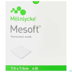 Vlieskompressen Mesoft/set Steril 7,5x 7,5cm 10x2 20st, A-Nr.: 3322750 - 01