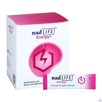 Sie sehen eine Packung Nadlife Energy+ Nam +spermidin Treibstoff F Die Zelle Energieboost 30st, Produktbild: 06 Nadlife Energy+ Nam +spermidin Treibstoff F Die Zelle Energieboost 30st, A-Nr.: 5818573 - 06
