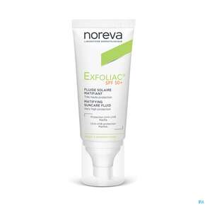 Noreva Exfoliac Mattierender Sonnenschutz Lsf50+ 40ml, A-Nr.: 5354814 - 01