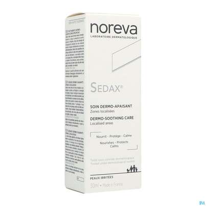 Sie sehen eine Packung Noreva Sedax Creme 30ml, Produktbild: 03 Noreva Sedax Creme 30ml, A-Nr.: 2634105 - 03