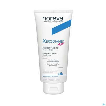 Sie sehen eine Packung Noreva Xerodiane Ap+ Creme Tube 200ml, Produktbild: 03 Noreva Xerodiane Ap+ Creme Tube 200ml, A-Nr.: 4606805 - 03