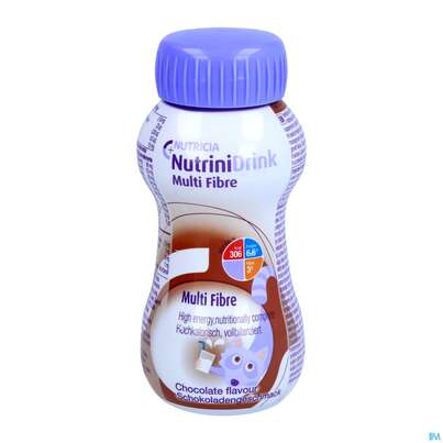 Nutrini/drink Flasche Multifibre 200ml Schokolade 24st, A-Nr.: 3274666 - 03
