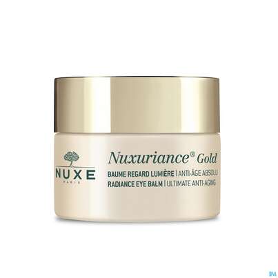 Sie sehen eine Packung Nuxe Nuxuriance Anti-aging Intensiv Gold Augen Balsam 15ml, Produktbild: 06 Nuxe Nuxuriance Anti-aging Intensiv Gold Augen Balsam 15ml, A-Nr.: 5267601 - 06