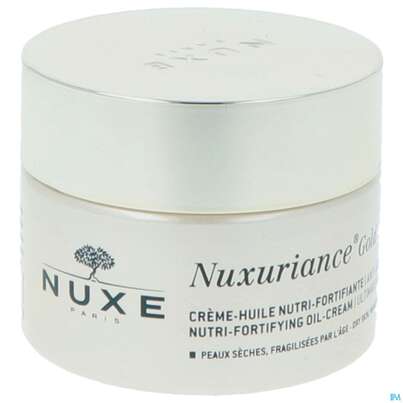 Sie sehen eine Packung Nuxe Nuxuriance Anti-aging Intensiv Gold Oel-creme 50ml, Produktbild: 08 Nuxe Nuxuriance Anti-aging Intensiv Gold Oel-creme 50ml, A-Nr.: 5267570 - 08