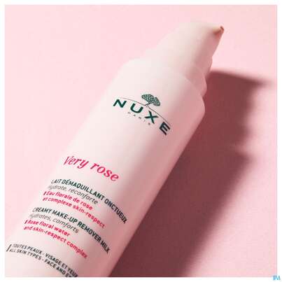 Sie sehen eine Packung Nuxe Very Rose Clean/milk Reinigungsmilch 200ml, Produktbild: 04 Nuxe Very Rose Clean/milk Reinigungsmilch 200ml, A-Nr.: 5301321 - 04