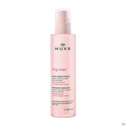 Sie sehen eine Packung Nuxe Very Rose Tonic Mist 200ml, Produktbild: 02 Nuxe Very Rose Tonic Mist 200ml, A-Nr.: 5301350 - 02