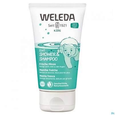 Shampoon Weleda 2in1 +shower Frische Minze 150ml, A-Nr.: 4782502 - 02