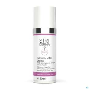 Siriderma Exklusiv Vital Creme Ohne Duftstoffe Spend 50ml, A-Nr.: 3846654 - 01