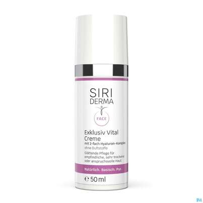 Siriderma Exklusiv Vital Creme Ohne Duftstoffe Spend 50ml, A-Nr.: 3846654 - 01