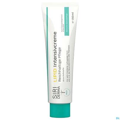 Siriderma Lipid Intensiv Creme Ohne Duftstoffe 150ml, A-Nr.: 3996164 - 01