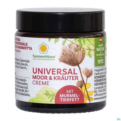 Sonnenmoor Universal Moor +kraeuter- Oelcreme +murmeltierfett 90g, A-Nr.: 5107027 - 01