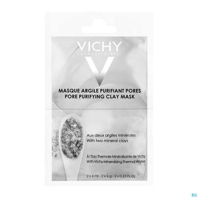 Sie sehen eine Packung Vichy Purete Thermale Maske/duo-sachet Porenverfeinernd 12ml, Produktbild: 06 Vichy Purete Thermale Maske/duo-sachet Porenverfeinernd 12ml, A-Nr.: 4491816 - 06