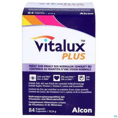 Vitalux Plus Kapseln 84st, A-Nr.: 5713704 - 01