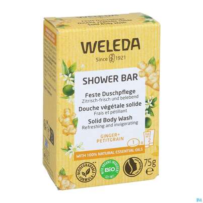 Weleda Feste Duschpflege Ginger +petitgrain 75g, A-Nr.: 5565238 - 03