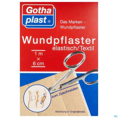 Wundpflaster Elastisch 1mx 6cm 1st, A-Nr.: 2418353 - 01