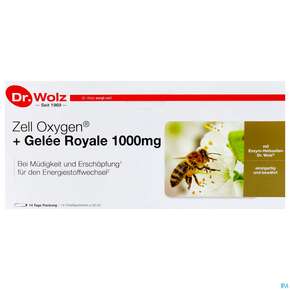 Zell Oxygen Dr.wolz Trink/kur +gelee Royale 1000mg Nr 60596 14x 2 280ml, A-Nr.: 4184698 - 01