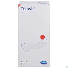 Zetuvit Saugkompressen Steril 10x 20cm 25st, A-Nr.: 1166487 - 01